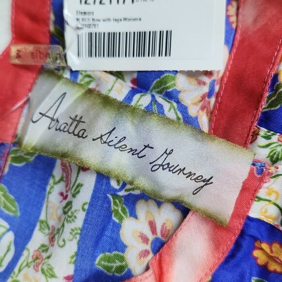 Aratta Silent Journey -201 NWT Eleanora Floral Sleeveless Button-Down‎ Top M - Picture 7 of 11